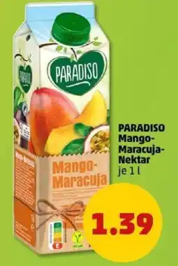 PENNY PARADISO Mango- Maracuja- Nektar Angebot