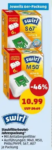 PENNY swirl Staubfilterbeutel- Jahrespackung Angebot