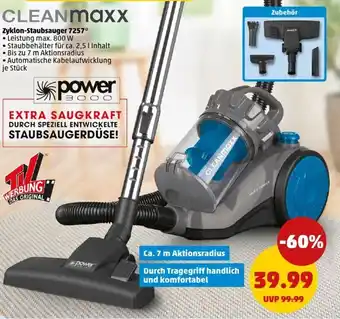 PENNY CLEANMaxx Zyklon-Staubsauger 7257 Angebot