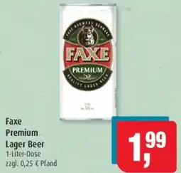 Markant Faxe Premium Lager Beer Angebot