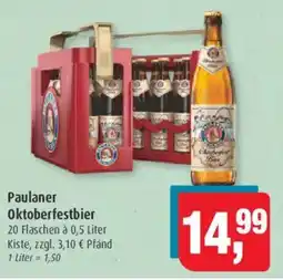 Markant Paulaner Oktoberfestbier Angebot
