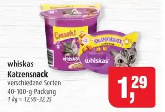 Markant whiskas Katzensnack Angebot