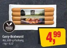 Markant Curry-Bratwurst Angebot