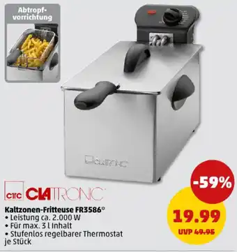 PENNY CLATRONC Kaltzonen-Fritteuse FR3586 Angebot