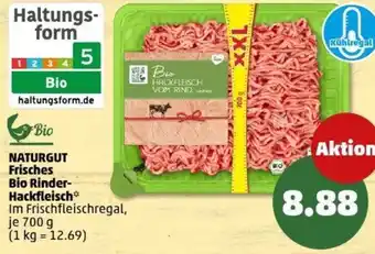 PENNY NATURGUT Frisches Bio Rinder- Hackfleisch Angebot