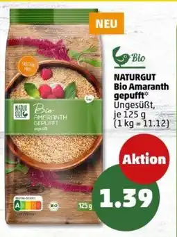 PENNY NATURGUT Bio Amaranth gepufft Angebot