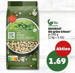 PENNY NATURGUT Bio grüne Erbsen Angebot