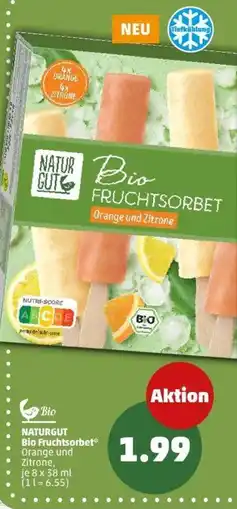 PENNY NATURGUT Bio Fruchtsorbet Angebot