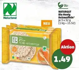 PENNY NATURGUT Bio Honig Reiswaffeln Angebot