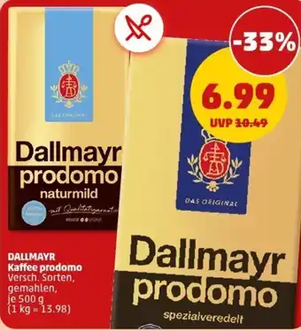 PENNY DALLMAYR Kaffee prodomo Angebot