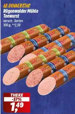 Simmel Rügenwalder Mühle Teewurst Angebot