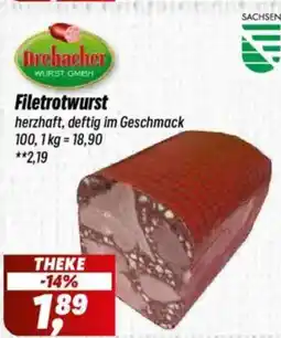 Simmel Drebacher Filetrotwurst Angebot