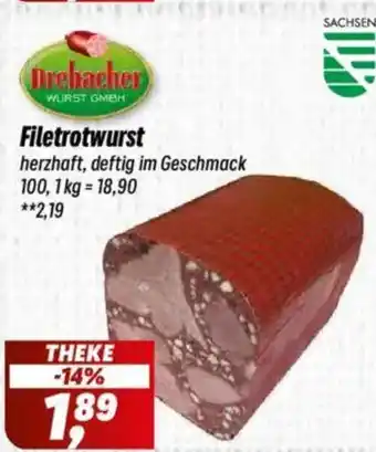 Simmel Drebacher Filetrotwurst Angebot