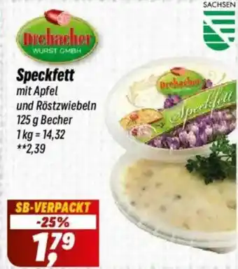 Simmel Drebacher Speckfett mit Apfel und Röstzwiebeln Angebot
