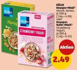 PENNY KÖLLN Knusper-Müsli oder Knusper- Hafer-Müsli Angebot