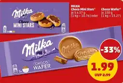 PENNY MILKA Choco Mini Stars oder Choco Wafer Angebot