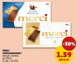 PENNY MERCI Tafelschokolade Angebot