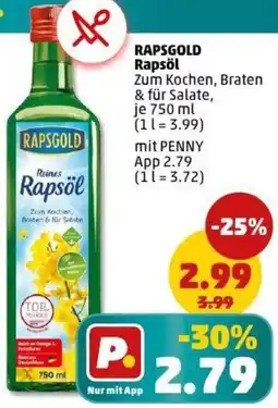 PENNY RAPSGOLD Rapsöl Angebot