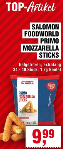 Handelshof Salomon foodworld primo mozzarella sticks Angebot