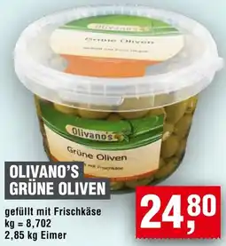 Handelshof Olivano's grüne oliven Angebot