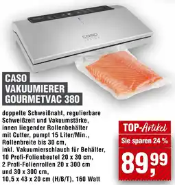 Handelshof Caso vakuumierer gourmetvac 380 Angebot