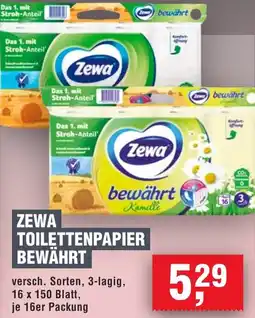 Handelshof Zewa toilettenpapier bewährt Angebot