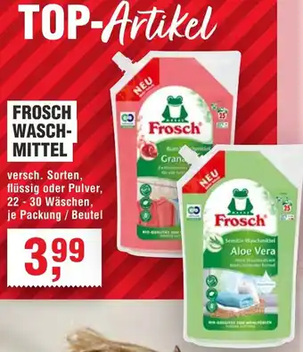 Handelshof Frosch waschmittel Angebot