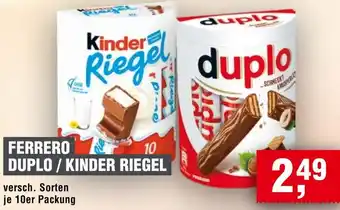 Handelshof Ferrero duplo / kinder riegel Angebot