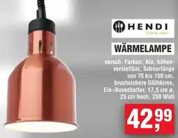 Handelshof Hendi wärmelampe Angebot