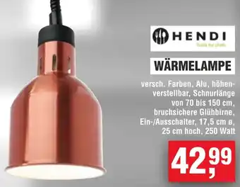 Handelshof Hendi wärmelampe Angebot
