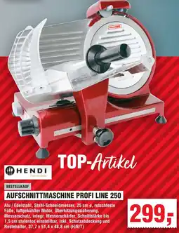 Handelshof Hendi aufschnittmaschine profi line 250 Angebot