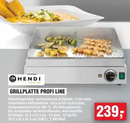 Handelshof Hendi grillplatte profi line Angebot