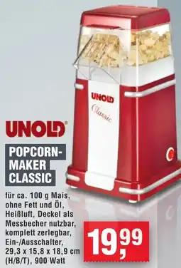 Handelshof Unold popcornmaker classic Angebot
