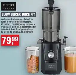 Handelshof Caso slow juicer juice fit Angebot
