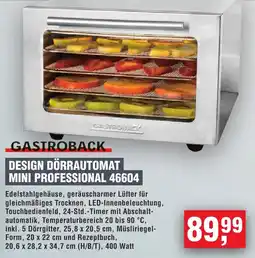 Handelshof Gastroback design dörrautomat mini professional 46604 Angebot