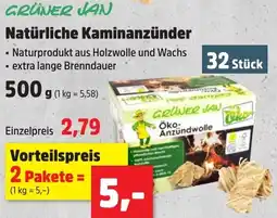 Thomas Philipps GRÜNER JAN Natürliche Kaminanzünder Angebot