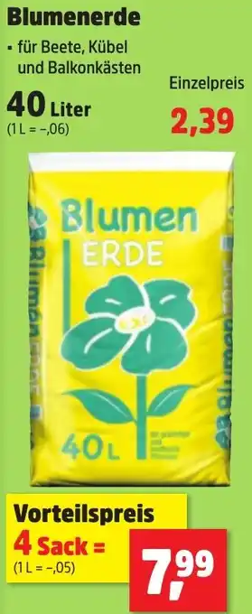 Thomas Philipps Blumenerde Angebot