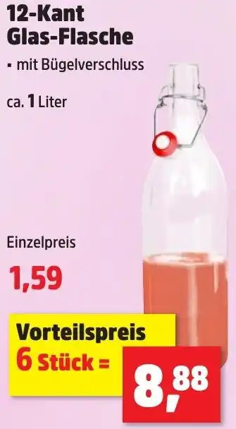 Thomas Philipps 12-Kant Glas-Flasche Angebot