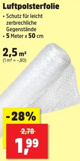 Thomas Philipps Luftpolsterfolie Angebot