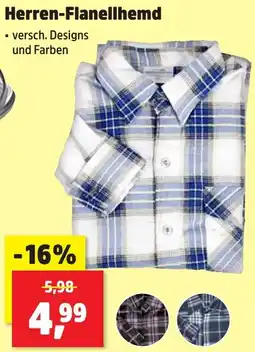 Thomas Philipps Herren-Flanellhemd Angebot