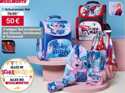 Woolworth Schulranzen-Set Angebot
