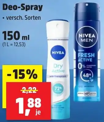 Thomas Philipps NIVEA Deo-Spray Angebot