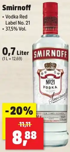 Thomas Philipps Smirnoff Angebot