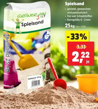 Thomas Philipps GRÜNER JAN Junior Spielsand Angebot