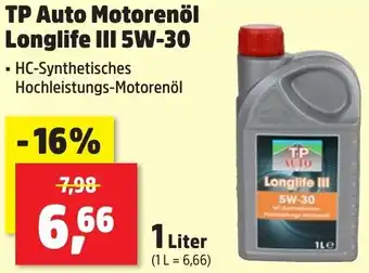 Thomas Philipps TP Auto Motorenöl Longlife III 5W-30 Angebot