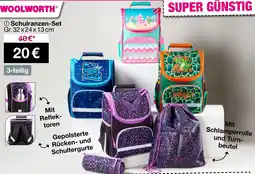 Woolworth Schulranzen-Set Angebot