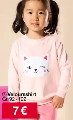 Woolworth Veloursshirt Angebot