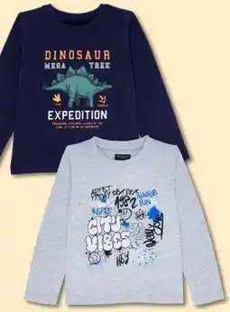 Woolworth Langarmshirt mit Druck Angebot