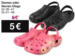 Woolworth Damen oder Herren Clogs Angebot