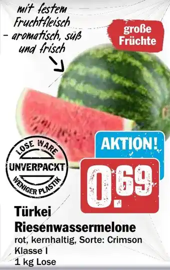 AEZ Türkei Riesenwassermelone Angebot